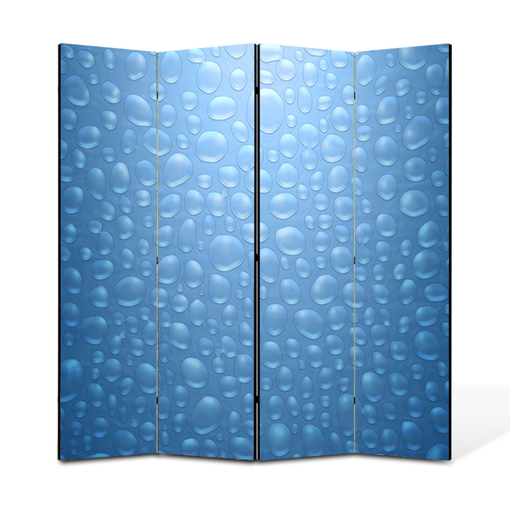 Paravan 4 piese Premium Heartwork TrueColor Bruma, Panza pe cadru de lemn, Decoratiuni Moderne pentru Casa, 4 x 45 x 180 cm, 180 x 180 cm