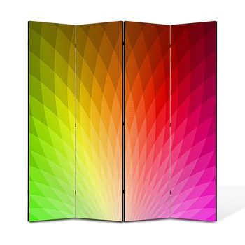 Paravan 4 piese Premium Heartwork TrueColor Cromatica, Panza pe cadru de lemn, Decoratiuni Moderne pentru Casa, 4 x 45 x 180 cm, 180 x 180 cm Paravan 4 piese Premium Heartwork TrueColor Cromatica, Panza pe cadru de lemn, Decoratiuni Moderne pentru Casa, 4 x 45 x 180 cm, 180 x 180 cm