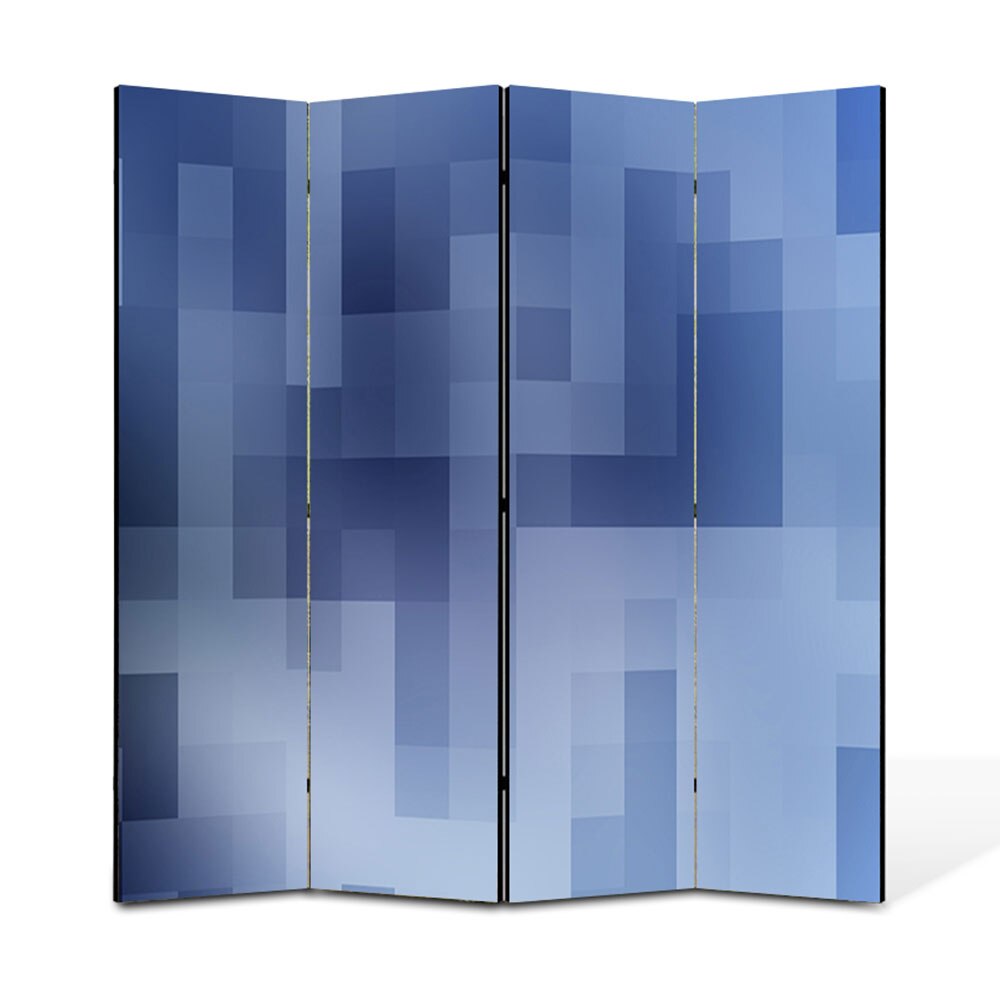 Paravan 4 piese Premium Heartwork TrueColor Carouri, Panza pe cadru de lemn, Decoratiuni Moderne pentru Casa, 4 x 45 x 180 cm, 180 x 180 cm