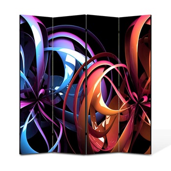 Paravan 4 piese Premium Heartwork TrueColor Carusel de culori, Panza pe cadru de lemn, Decoratiuni Moderne pentru Casa, 4 x 45 x 180 cm, 180 x 180 cm Paravan 4 piese Premium Heartwork TrueColor Carusel de culori, Panza pe cadru de lemn, Decoratiuni Moderne pentru Casa, 4 x 45 x 180 cm, 180 x 180 cm