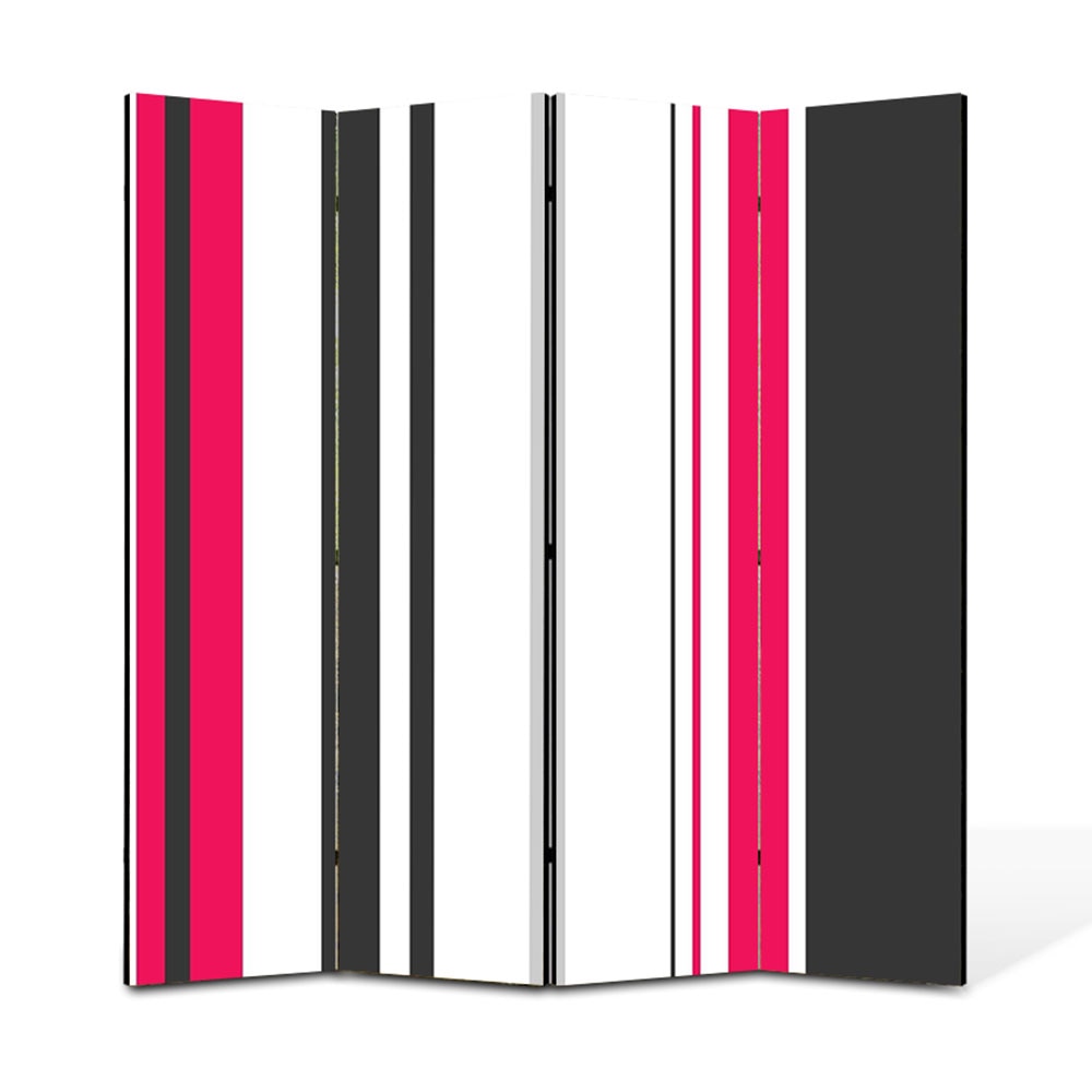 Paravan 4 piese Premium Heartwork TrueColor Tapet, Panza pe cadru de lemn, Decoratiuni Moderne pentru Casa, 4 x 45 x 180 cm, 180 x 180 cm