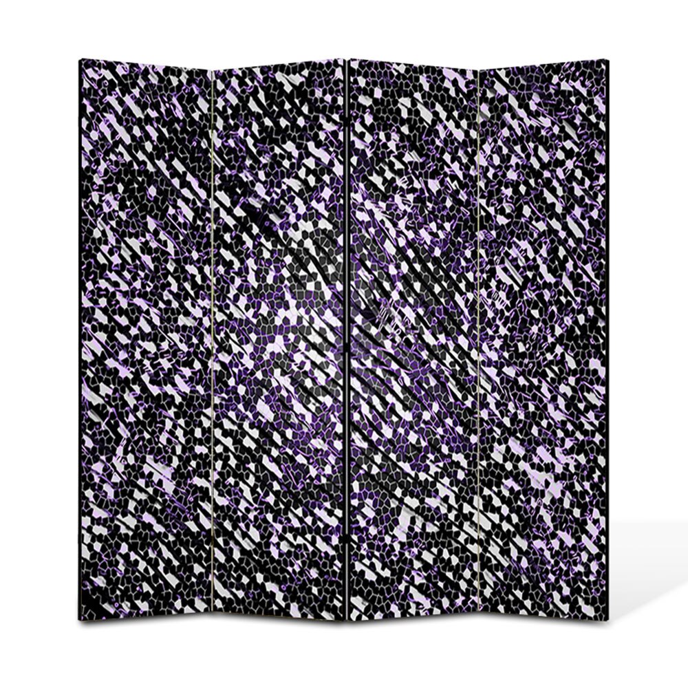 Paravan 4 piese Premium Heartwork TrueColor Ploaie de stele, Panza pe cadru de lemn, Decoratiuni Moderne pentru Casa, 4 x 45 x 180 cm, 180 x 180 cm