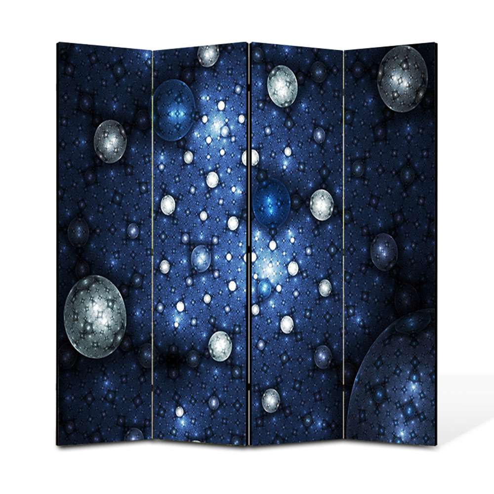 Paravan 4 piese Premium Heartwork TrueColor Constelatii, Panza pe cadru de lemn, Decoratiuni Moderne pentru Casa, 4 x 45 x 180 cm, 180 x 180 cm