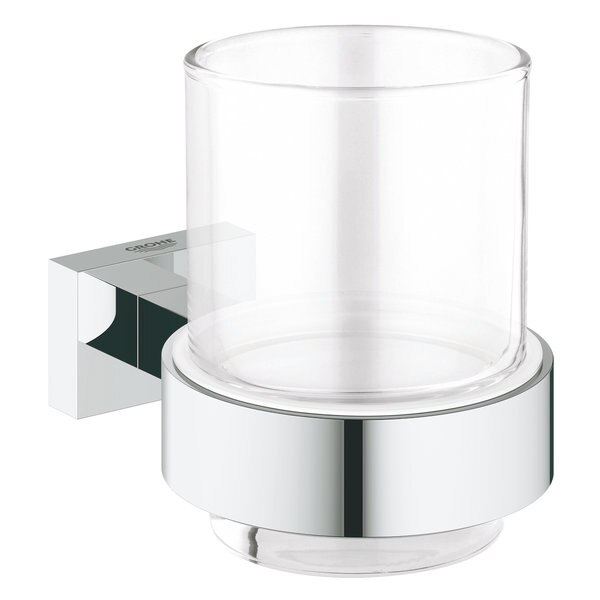 Pahar De Sticla cu suport Grohe, Essentials CUBE