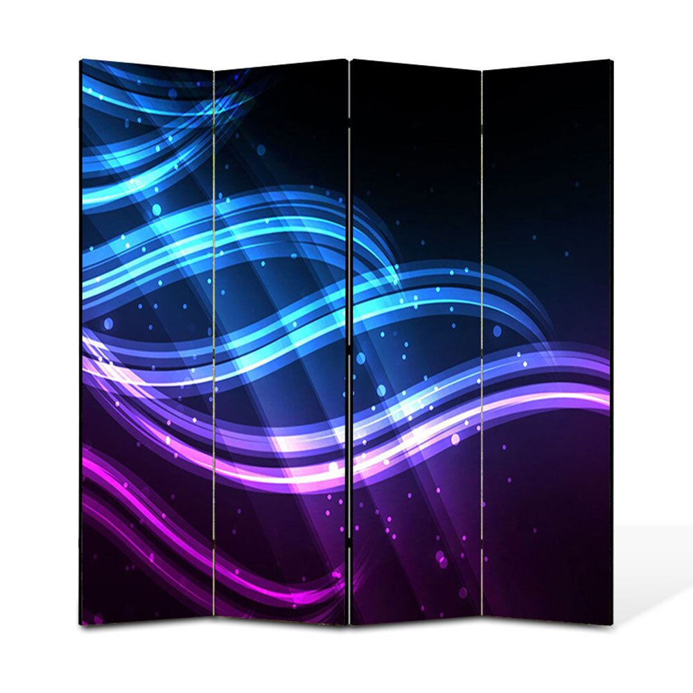 Paravan 4 piese Premium Heartwork TrueColor Vertebre, Panza pe cadru de lemn, Decoratiuni Moderne pentru Casa, 4 x 45 x 180 cm, 180 x 180 cm