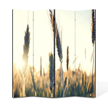 Paravan 4 piese Premium Heartwork TrueColor Spice de grau, Panza pe cadru de lemn, Decoratiuni Moderne pentru Casa, 4 x 45 x 180 cm, 180 x 180 cm Paravan 4 piese Premium Heartwork TrueColor Spice de grau, Panza pe cadru de lemn, Decoratiuni Moderne pentru Casa, 4 x 45 x 180 cm, 180 x 180 cm
