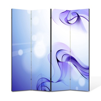 Paravan 4 piese Premium Heartwork TrueColor Fum violet, Panza pe cadru de lemn, Decoratiuni Moderne pentru Casa, 4 x 45 x 180 cm, 180 x 180 cm Paravan 4 piese Premium Heartwork TrueColor Fum violet, Panza pe cadru de lemn, Decoratiuni Moderne pentru Casa, 4 x 45 x 180 cm, 180 x 180 cm