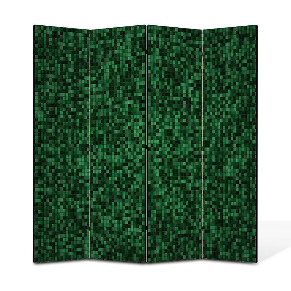 Paravan 4 piese Premium Heartwork TrueColor Mocheta, Panza pe cadru de lemn, Decoratiuni Moderne pentru Casa, 4 x 45 x 180 cm, 180 x 180 cm