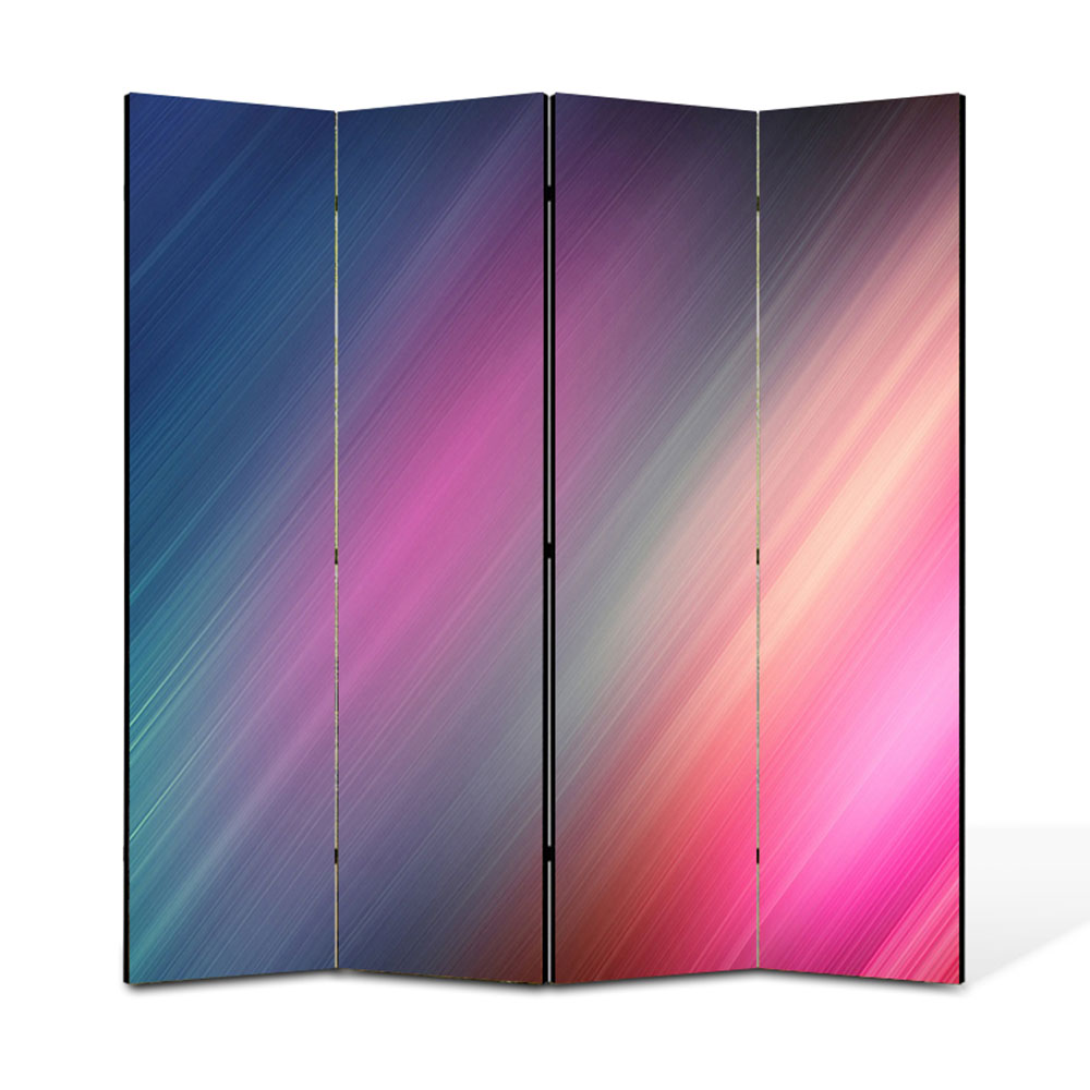 Paravan 4 piese Premium Heartwork TrueColor Dungi suprapuse, Panza pe cadru de lemn, Decoratiuni Moderne pentru Casa, 4 x 45 x 180 cm, 180 x 180 cm
