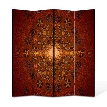 Paravan 4 piese Premium Heartwork TrueColor India, Panza pe cadru de lemn, Decoratiuni Moderne pentru Casa, 4 x 45 x 180 cm, 180 x 180 cm Paravan 4 piese Premium Heartwork TrueColor India, Panza pe cadru de lemn, Decoratiuni Moderne pentru Casa, 4 x 45 x 180 cm, 180 x 180 cm