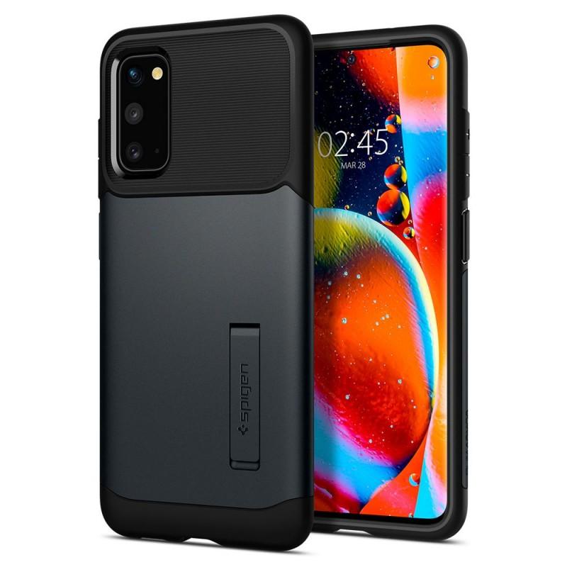 Carcasa Spigen Slim Armor Samsung Galaxy S20 Metal Slate
