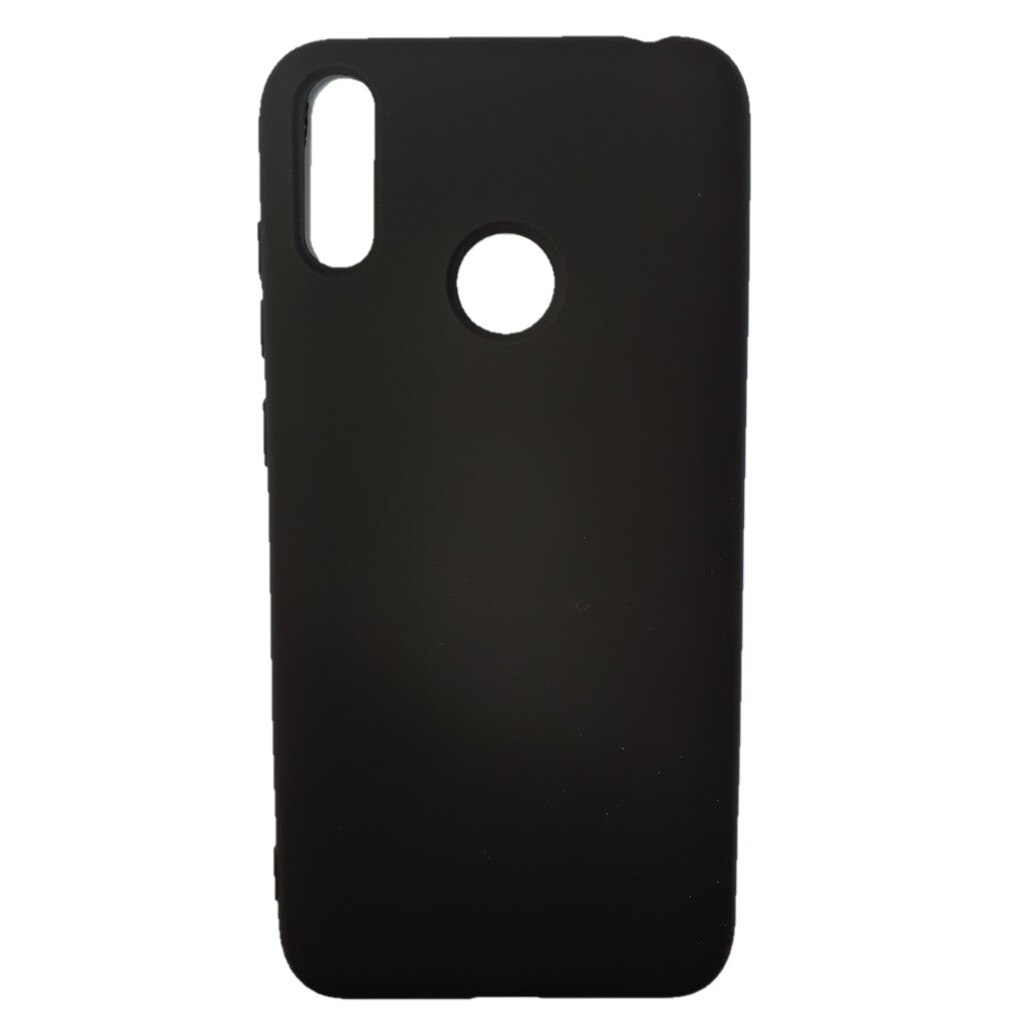 Husa silicon soft-touch compatibila cu Huawei Y6 2019 , Negru