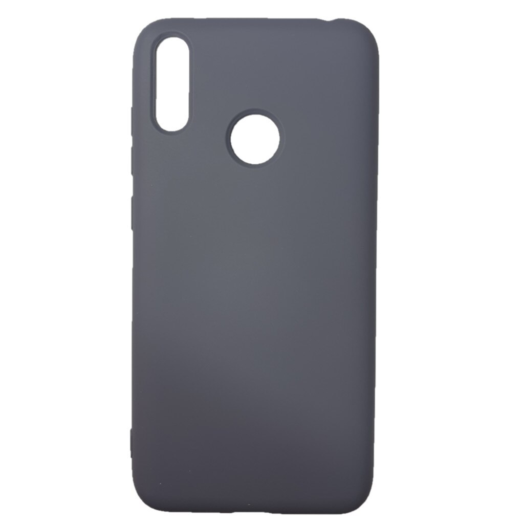 Husa silicon soft-touch compatibila cu Huawei Y6 2019 , Gri