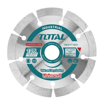 Disc debitare beton Total Industrial, 230 x 22 mm Disc debitare beton Total Industrial, 230 x 22 mm