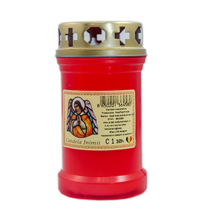 Candela antiploaie C1 rosu