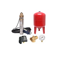 kit complet pompa submersibila in sistem hidrofor 4skm100100 omnigena vas expansiune 100l manometru racord 5 cai presostat imagen 42_0_
0