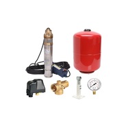 kit complet pompa submersibila in sistem hidrofor 4skm15024 omnigena vas expansiune 24l manometru racord 5 cai presostat imagen 22_0_
0