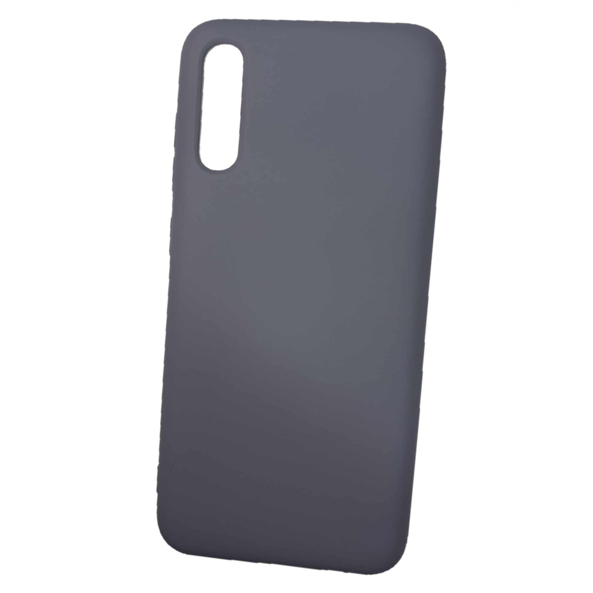 Husa silicon soft-touch pentru Samsung Galaxy A30s, Gri