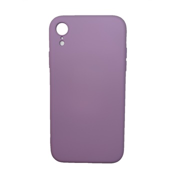 Husa silicon soft-touch compatibila cu Apple IPhone XR, Mov lila Husa silicon soft-touch compatibila cu Apple IPhone XR, Mov lila