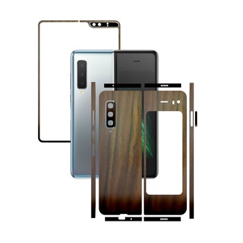 Folie Protectie Carbon Skinz pentru Samsung Galaxy Fold - Lemn Nuc Split Cut, Skin Adeziv Full Body Cover pentru Rama Ecran, Carcasa Spate si Laterale Folie Protectie Carbon Skinz pentru Samsung Galaxy Fold - Lemn Nuc Split Cut, Skin Adeziv Full Body Cover pentru Rama Ecran, Carcasa Spate si Laterale
