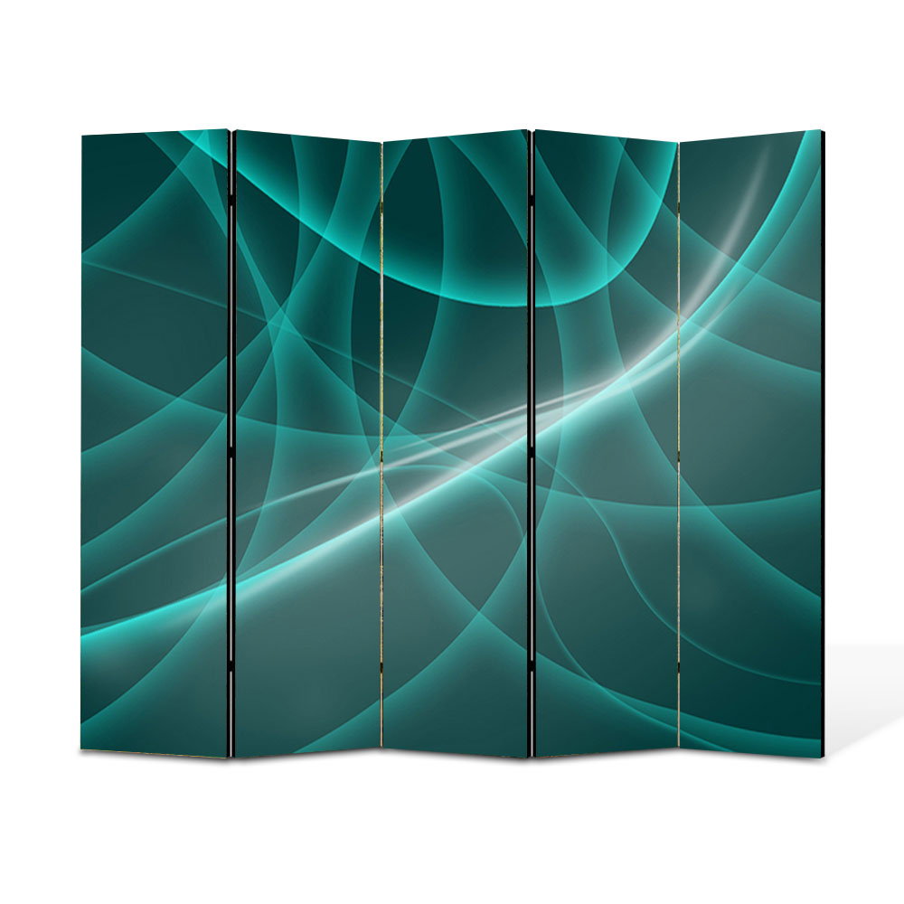 Paravan 5 piese Premium Heartwork TrueColor Dare de lumina, Panza pe cadru de lemn, Decoratiuni Moderne pentru Casa, 5 x 45 x 180 cm, 225 x 180 cm