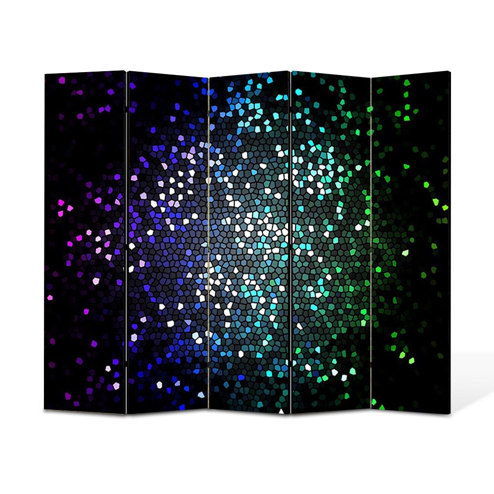 Paravan 5 piese Premium Heartwork TrueColor Tari, Panza pe cadru de lemn, Decoratiuni Moderne pentru Casa, 5 x 35 x 180 cm, 175 x 180 cm