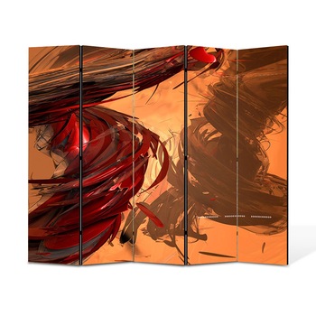 Paravan 5 piese Premium Heartwork TrueColor Forfota, Panza pe cadru de lemn, Decoratiuni Moderne pentru Casa, 5 x 35 x 180 cm, 175 x 180 cm Paravan 5 piese Premium Heartwork TrueColor Forfota, Panza pe cadru de lemn, Decoratiuni Moderne pentru Casa, 5 x 35 x 180 cm, 175 x 180 cm