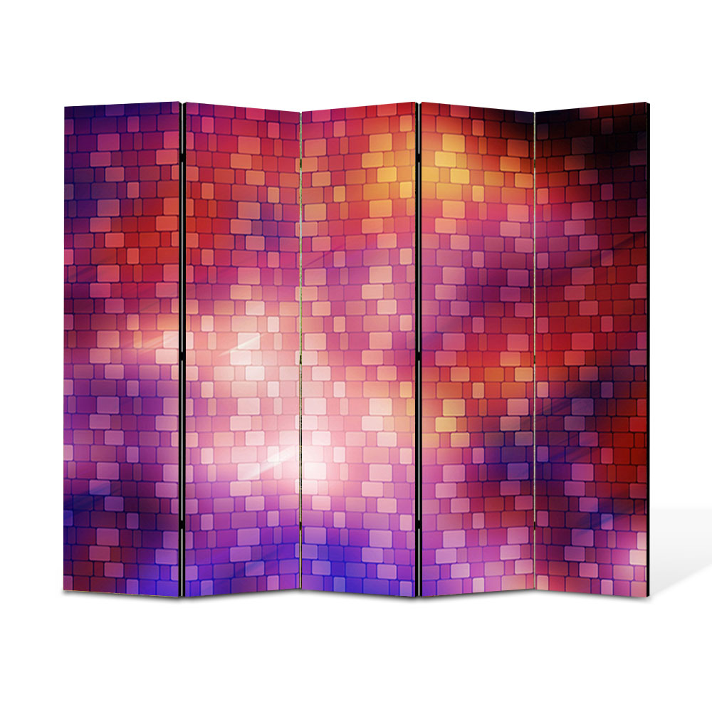 Paravan 5 piese Premium Heartwork TrueColor Model, Panza pe cadru de lemn, Decoratiuni Moderne pentru Casa, 5 x 45 x 150 cm, 225 x 150 cm