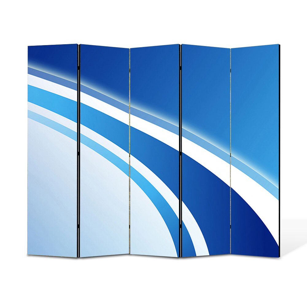 Paravan 5 piese Premium Heartwork TrueColor Logo, Panza pe cadru de lemn, Decoratiuni Moderne pentru Casa, 5 x 45 x 180 cm, 225 x 180 cm