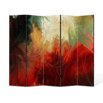 Paravan 5 piese Premium Heartwork TrueColor Pictura abstracta, Panza pe cadru de lemn, Decoratiuni Moderne pentru Casa, 5 x 45 x 150 cm, 225 x 150 cm Paravan 5 piese Premium Heartwork TrueColor Pictura abstracta, Panza pe cadru de lemn, Decoratiuni Moderne pentru Casa, 5 x 45 x 150 cm, 225 x 150 cm