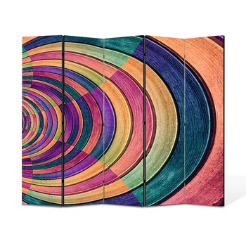 Paravan 5 piese Premium Heartwork TrueColor Gemulete de sticla colorata, Panza pe cadru de lemn, Decoratiuni Moderne pentru Casa, 5 x 45 x 150 cm, 225 x 150 cm Paravan 5 piese Premium Heartwork TrueColor Gemulete de sticla colorata, Panza pe cadru de lemn, Decoratiuni Moderne pentru Casa, 5 x 45 x 150 cm, 225 x 150 cm