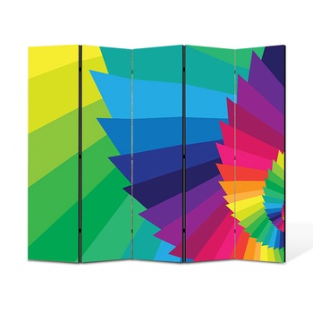 Paravan 5 piese Premium Heartwork TrueColor Elicoidal, Panza pe cadru de lemn, Decoratiuni Moderne pentru Casa, 5 x 35 x 180 cm, 175 x 180 cm Paravan 5 piese Premium Heartwork TrueColor Elicoidal, Panza pe cadru de lemn, Decoratiuni Moderne pentru Casa, 5 x 35 x 180 cm, 175 x 180 cm