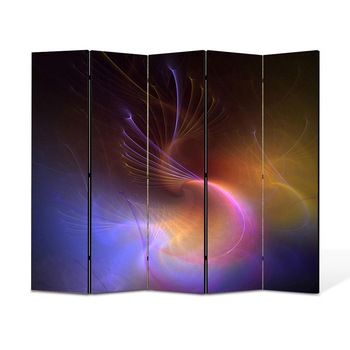 Paravan 5 piese Premium Heartwork TrueColor Galaxie, Panza pe cadru de lemn, Decoratiuni Moderne pentru Casa, 5 x 45 x 150 cm, 225 x 150 cm Paravan 5 piese Premium Heartwork TrueColor Galaxie, Panza pe cadru de lemn, Decoratiuni Moderne pentru Casa, 5 x 45 x 150 cm, 225 x 150 cm