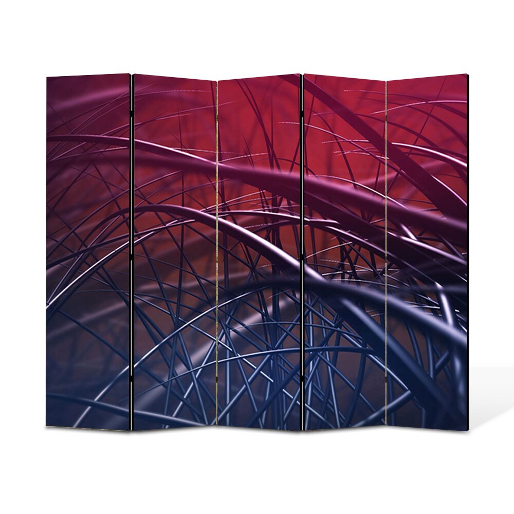 Paravan 5 piese Premium Heartwork TrueColor Spice, Panza pe cadru de lemn, Decoratiuni Moderne pentru Casa, 5 x 45 x 150 cm, 225 x 150 cm