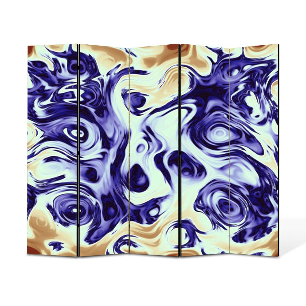 Paravan 5 piese Premium Heartwork TrueColor Pastel, Panza pe cadru de lemn, Decoratiuni Moderne pentru Casa, 5 x 45 x 150 cm, 225 x 150 cm