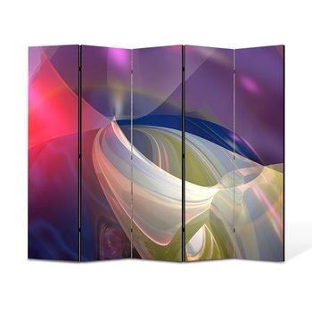 Paravan 5 piese Premium Heartwork TrueColor Lumini blande, Panza pe cadru de lemn, Decoratiuni Moderne pentru Casa, 5 x 45 x 150 cm, 225 x 150 cm Paravan 5 piese Premium Heartwork TrueColor Lumini blande, Panza pe cadru de lemn, Decoratiuni Moderne pentru Casa, 5 x 45 x 150 cm, 225 x 150 cm