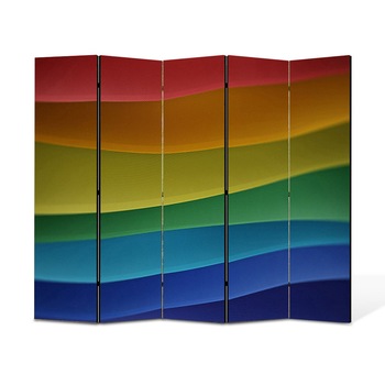 Paravan 5 piese Premium Heartwork TrueColor Dealuri multicolore, Panza pe cadru de lemn, Decoratiuni Moderne pentru Casa, 5 x 35 x 180 cm, 175 x 180 cm Paravan 5 piese Premium Heartwork TrueColor Dealuri multicolore, Panza pe cadru de lemn, Decoratiuni Moderne pentru Casa, 5 x 35 x 180 cm, 175 x 180 cm