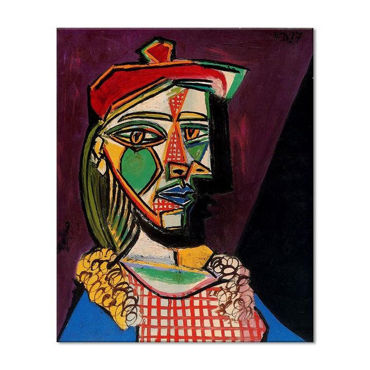 Tablou Canvas Premium Arta Clasica Heartwork, Reproducere, Pablo Picasso, Untitled 1938, 80 cm x 98 cm