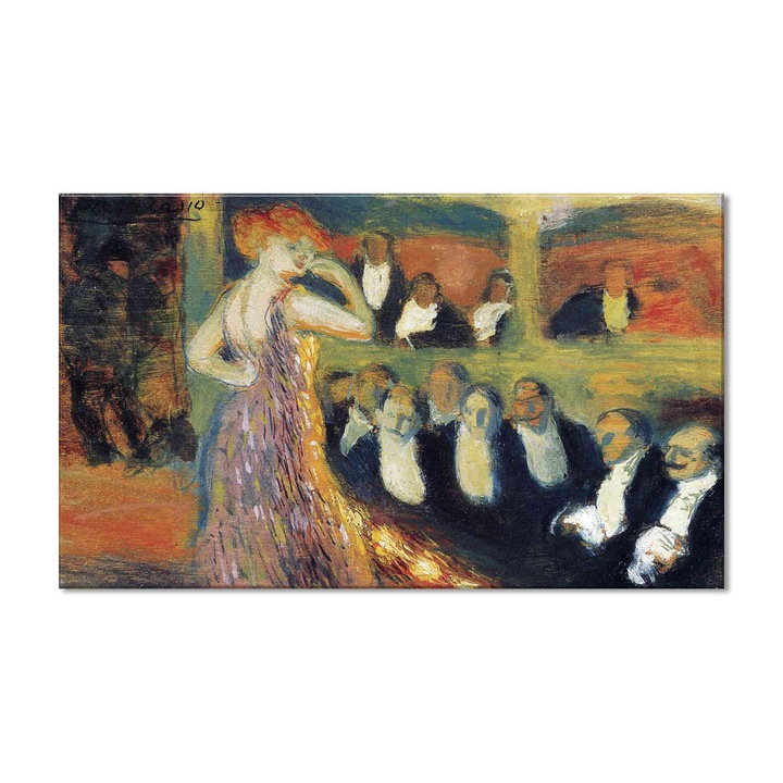 Tablou Canvas Premium Arta Clasica Heartwork, Reproducere, Pablo Picasso, Stuffed shirts 1900, 80 cm x 48 cm