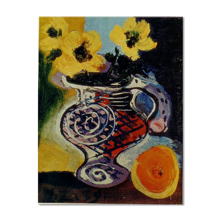 Tablou Canvas Premium Arta Clasica Heartwork, Reproducere, Pablo Picasso, Still life 1939, 62 cm x 80 cm