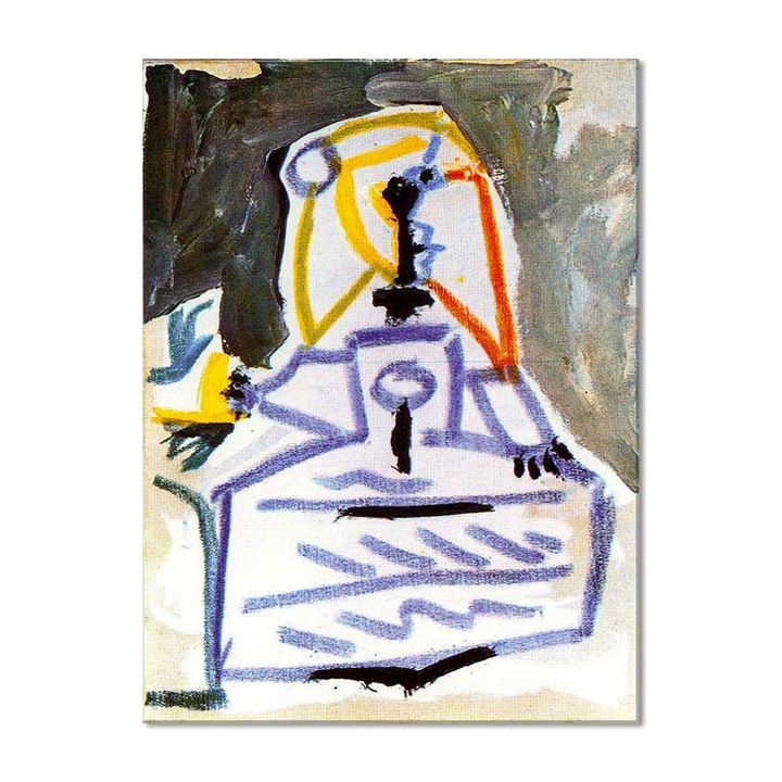 Tablou Canvas Premium Arta Clasica Heartwork, Reproducere, Pablo Picasso, Las Meninas, after Diego Velazquez 1959, 60 cm x 80 cm