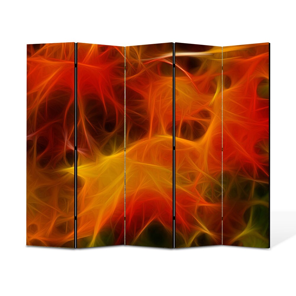 Paravan 5 piese Premium Heartwork TrueColor Panza, Panza pe cadru de lemn, Decoratiuni Moderne pentru Casa, 5 x 45 x 180 cm, 225 x 180 cm