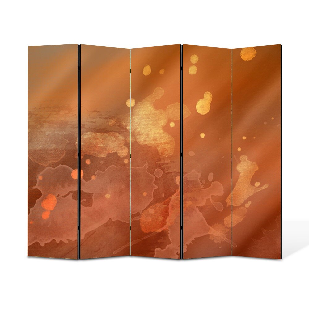 Paravan 5 piese Premium Heartwork TrueColor Arsita, Panza pe cadru de lemn, Decoratiuni Moderne pentru Casa, 5 x 35 x 180 cm, 175 x 180 cm