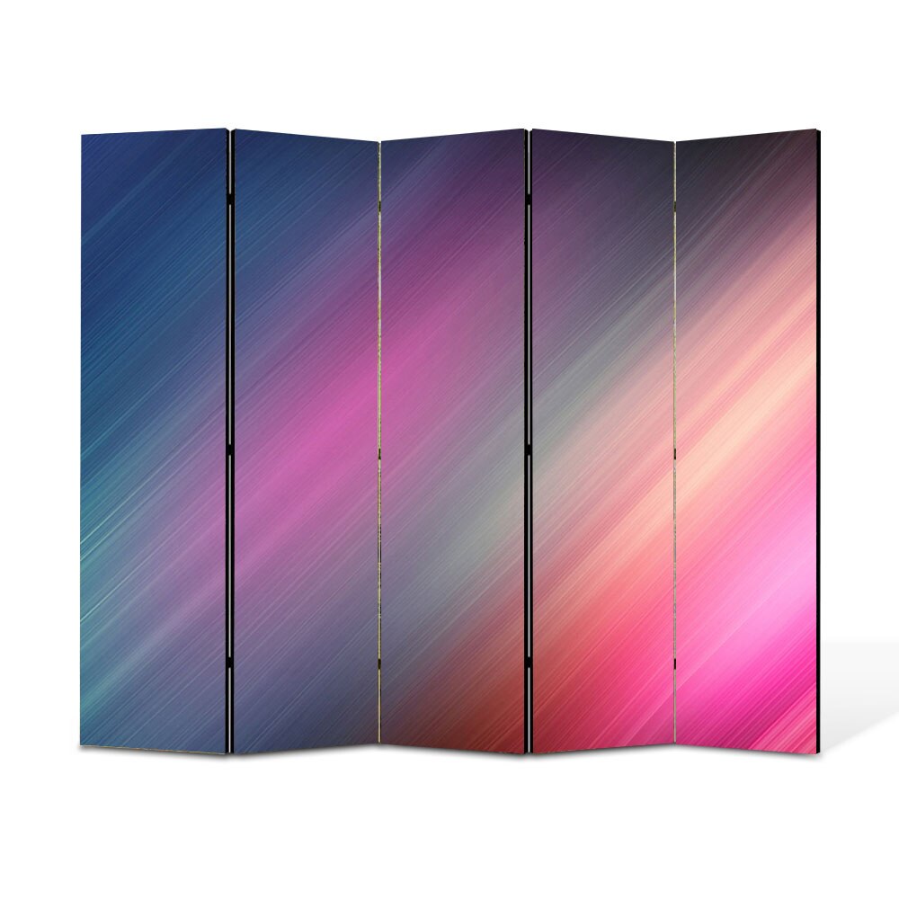 Paravan 5 piese Premium Heartwork TrueColor Dungi suprapuse, Panza pe cadru de lemn, Decoratiuni Moderne pentru Casa, 5 x 35 x 180 cm, 175 x 180 cm