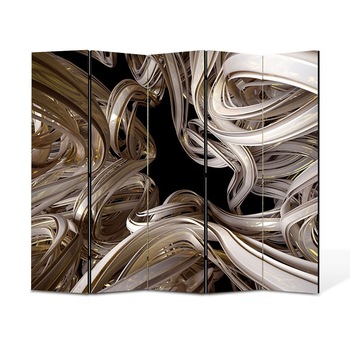 Paravan 5 piese Premium Heartwork TrueColor Curbe, Panza pe cadru de lemn, Decoratiuni Moderne pentru Casa, 5 x 45 x 180 cm, 225 x 180 cm Paravan 5 piese Premium Heartwork TrueColor Curbe, Panza pe cadru de lemn, Decoratiuni Moderne pentru Casa, 5 x 45 x 180 cm, 225 x 180 cm