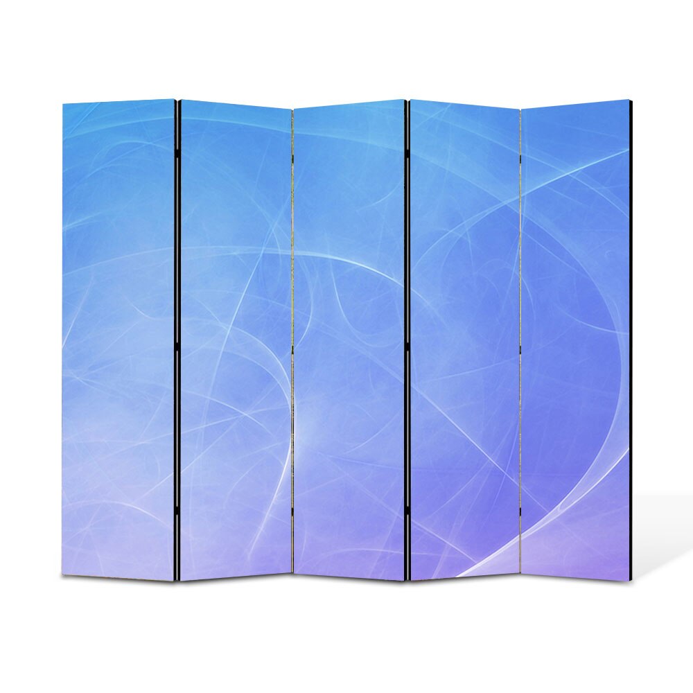 Paravan 5 piese Premium Heartwork TrueColor Tornade, Panza pe cadru de lemn, Decoratiuni Moderne pentru Casa, 5 x 35 x 180 cm, 175 x 180 cm