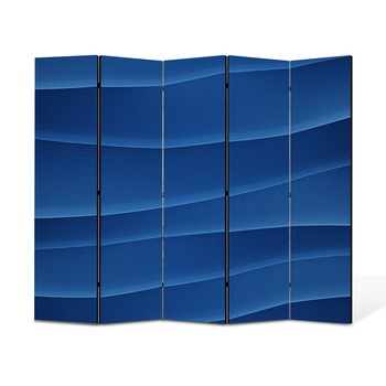 Paravan 5 piese Premium Heartwork TrueColor Dealuri albastre, Panza pe cadru de lemn, Decoratiuni Moderne pentru Casa, 5 x 35 x 180 cm, 175 x 180 cm Paravan 5 piese Premium Heartwork TrueColor Dealuri albastre, Panza pe cadru de lemn, Decoratiuni Moderne pentru Casa, 5 x 35 x 180 cm, 175 x 180 cm