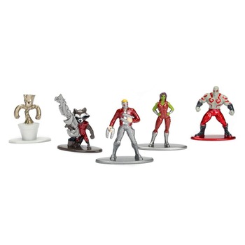 Set 5 Mini Figurine, Marvel, Nano Metalfigs, Guardians of the Galaxy, 4 cm Set 5 Mini Figurine, Marvel, Nano Metalfigs, Guardians of the Galaxy, 4 cm