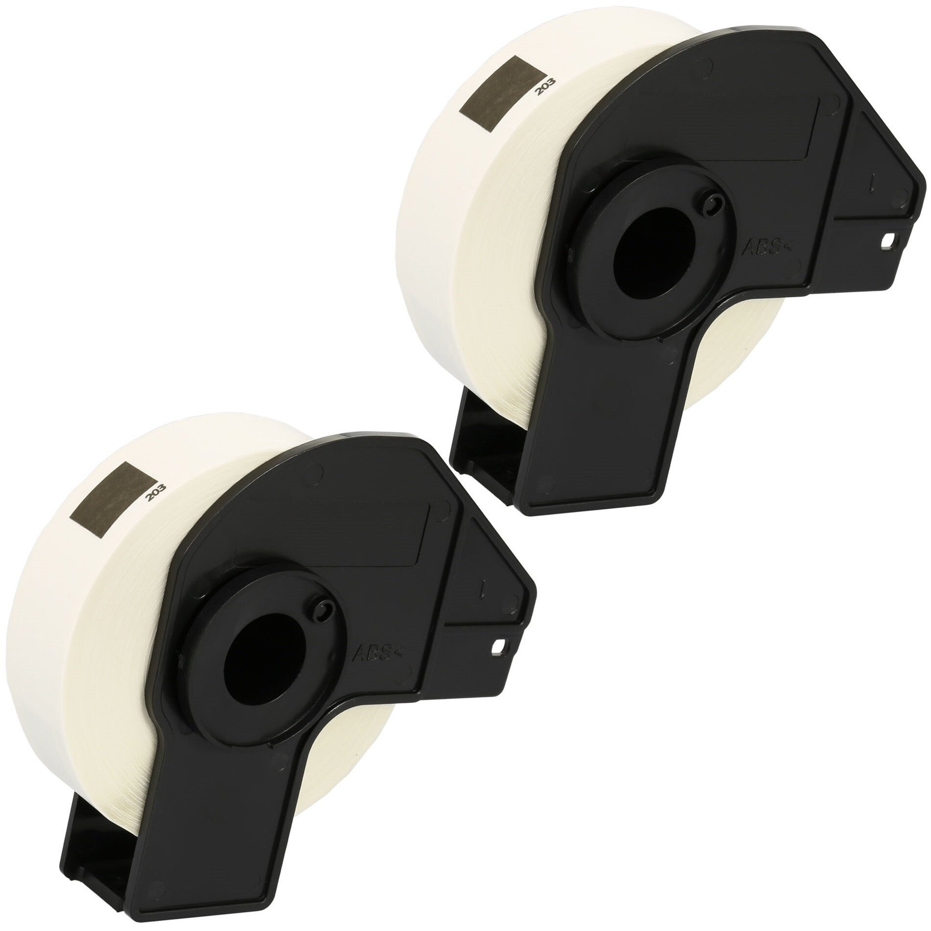 Set 2 Banda/Rola DK 11203 etichete Alb 17mmX87mm Compatibile Pentru BROTHER P-Touch QL 1000 Series / QL 1050 / QL 1050 N / QL 1060 N /500 A /500 BS / QL 550 / QL 560 /QL 570 / QL 580 / QL 650 TD / QL 700 / QL 710 W / QL 720 NW