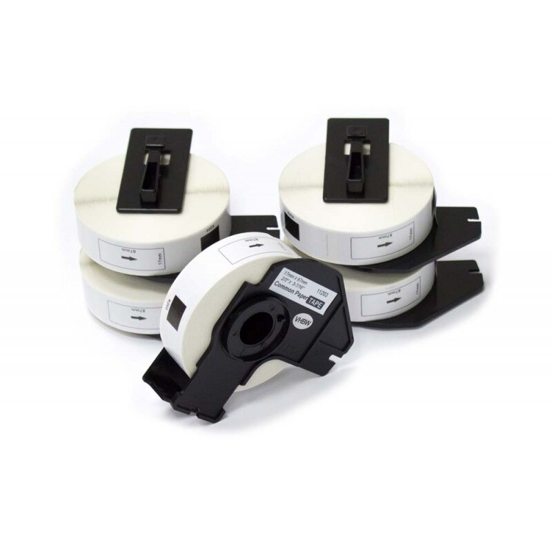 Set 5 Banda/Rola DK 11203 etichete Alb 17mmX87mm Compatibile Pentru BROTHER P-Touch QL 1000 Series / QL 1050 / QL 1050 N / QL 1060 N /500 A /500 BS / QL 550 / QL 560 /QL 570 / QL 580 / QL 650 TD / QL 700 / QL 710 W / QL 720 NW